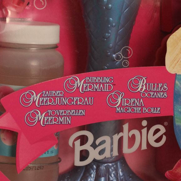 Rare Brand New Foreign International Bubbling Mermaid 1996 Barbie 90's doll - Picture 5 of 9